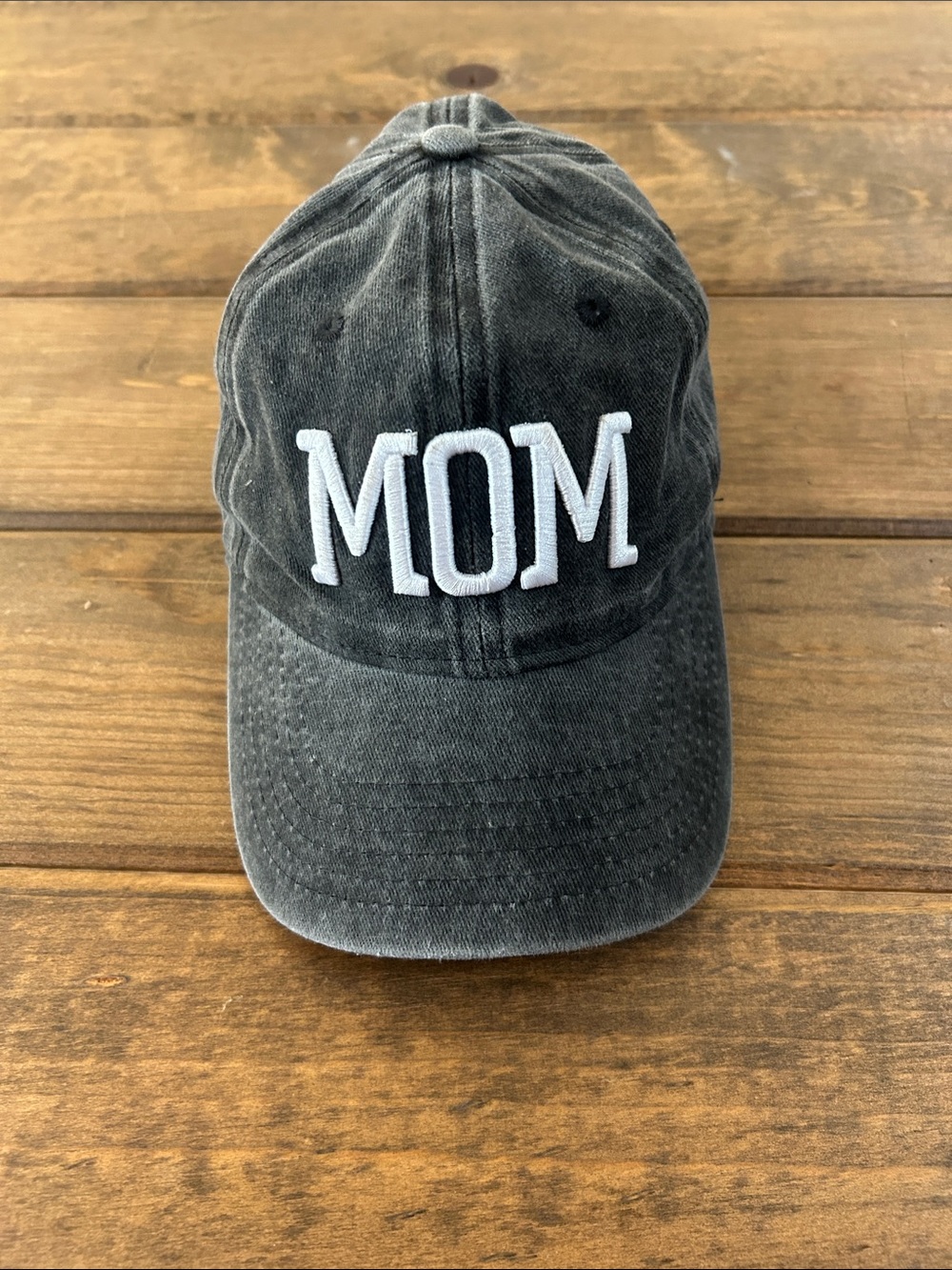 MOM Embroidered Women's Cap - Charcoal